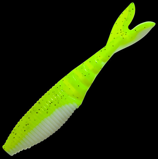 Yamamoto YAM-134JR-08-909 3  Zako Chartreuse Shad (10 Pack)