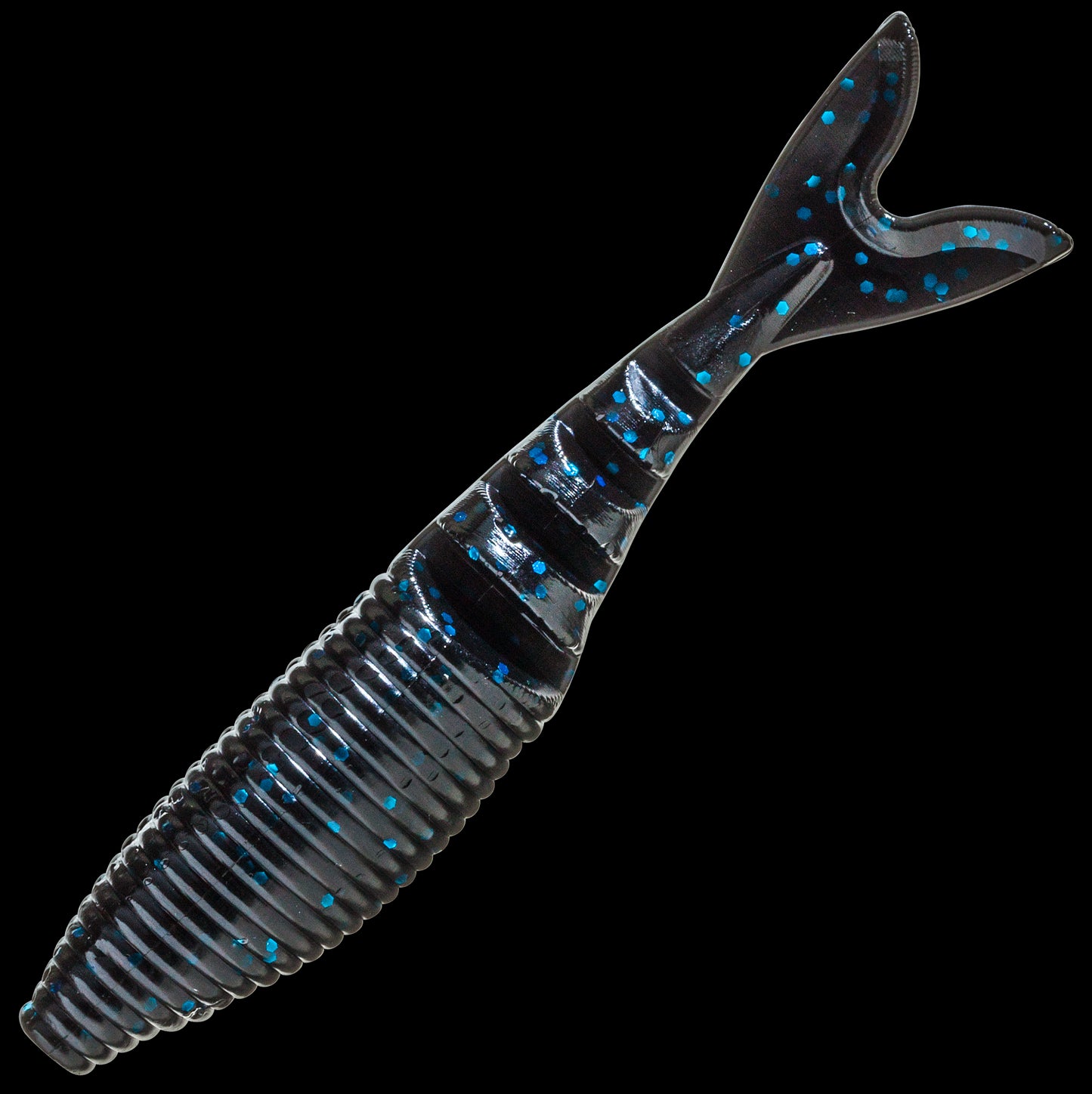 Yamamoto YAM-134JR-08-021 3  Zako Black W/ Large Blue Flake (10 Pack)