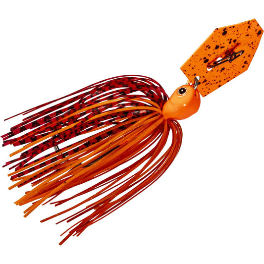 Z-Man CBJH12-21 Chatterbait Jackhammer 1/2 Oz Fire Craw Orange