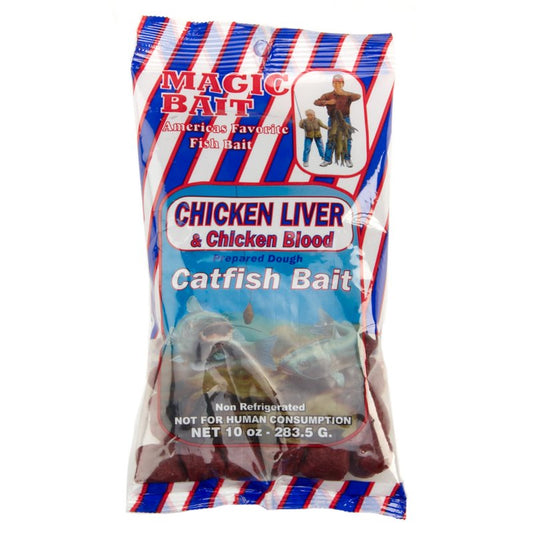 Magic Bait Catfish Dough Bait 7 Oz. Chicken Liver