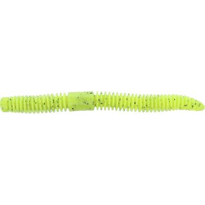 Yamamoto 5.5 in Slinko Floater Chartreuse with Large Black Flake