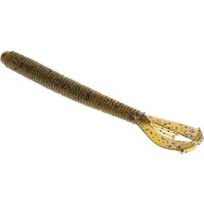 Strike King Rage Twin Tail Menace Worm - 6" - Green Pumpkin