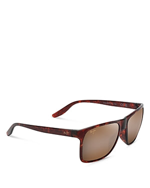 Maui Jim Pailolo Sunglasses 10 - Matte Tortoise - Hcl Bronze Unisex Square