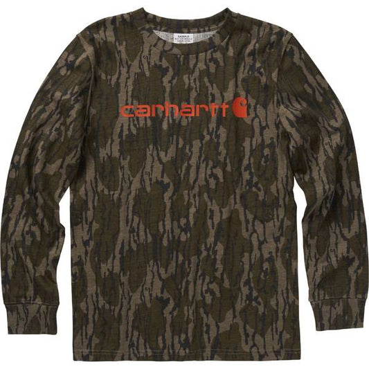 Carhartt Boy's Long-Sleeve Camo T-Shirt