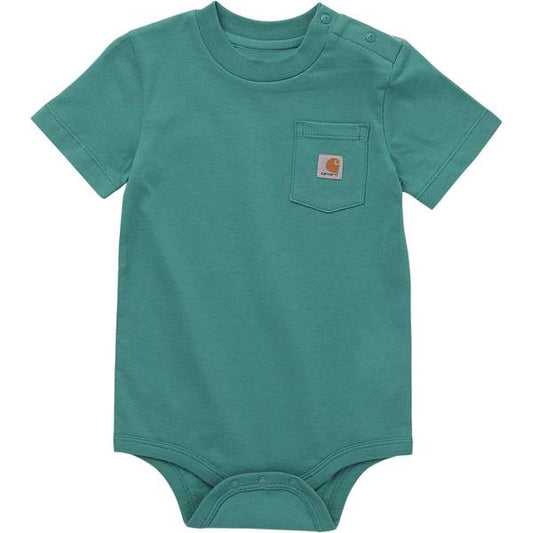 Carhartt Infant Boy's Short-Sleeve Pocket Bodysuit