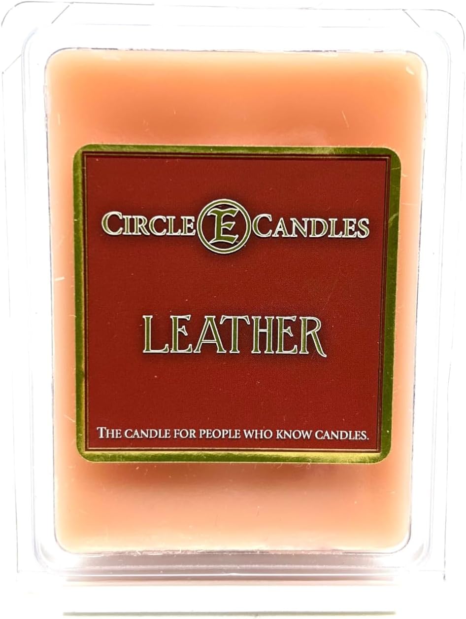 Circle E Candles - Leather 3oz Mini Tarts