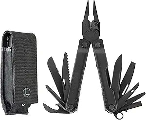 Leatherman Rebar 17-in-1 Multi-Tool W/420HC Straight/Serrated Blade Molle Black Sheath 831554