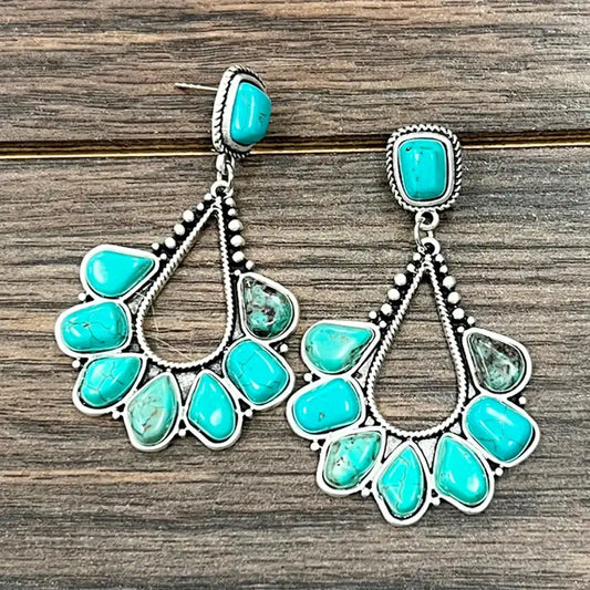ISAC - Navajo Turquoise Post Earrings