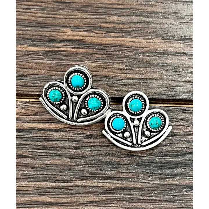 ISAC - Turquoise Stud Earrings