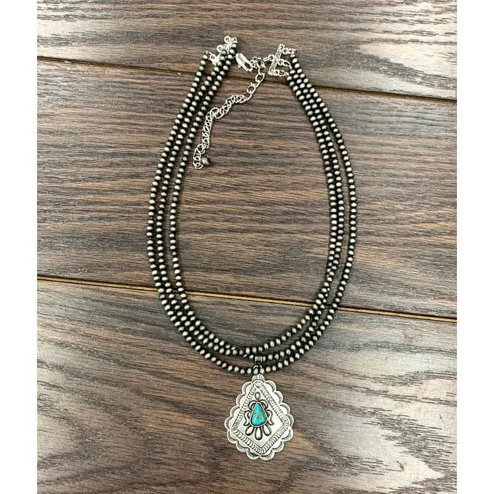 ISAC - Navajo Concho Necklace