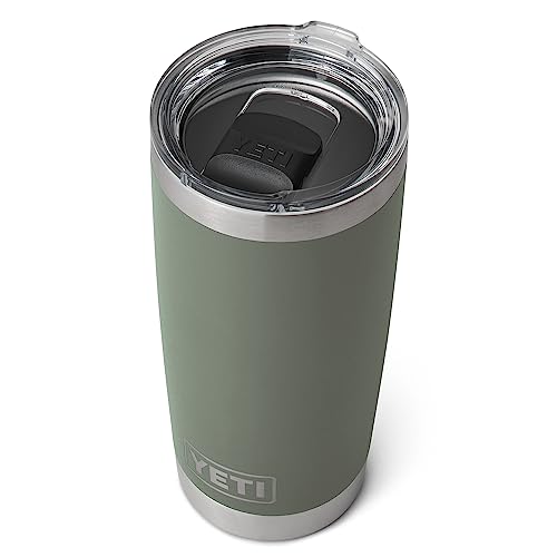 Yeti Rambler 20 Oz Tumbler with Magslider Lid Camp Green