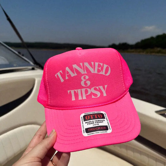 Tanned & Tipsy Trucker Hat