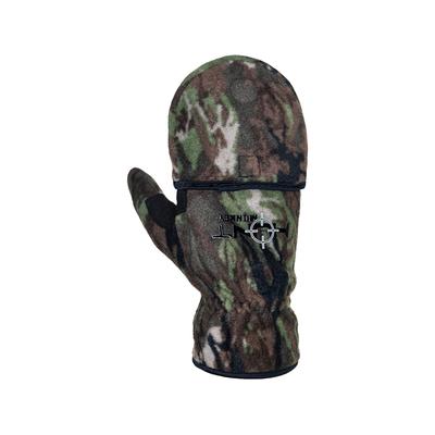 Hunt Monkey Men's Chilly Willie Fleece Flip Top Mittens Marsh