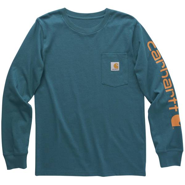 Carhartt Boys'Pocket Long Sleeve T Shirt