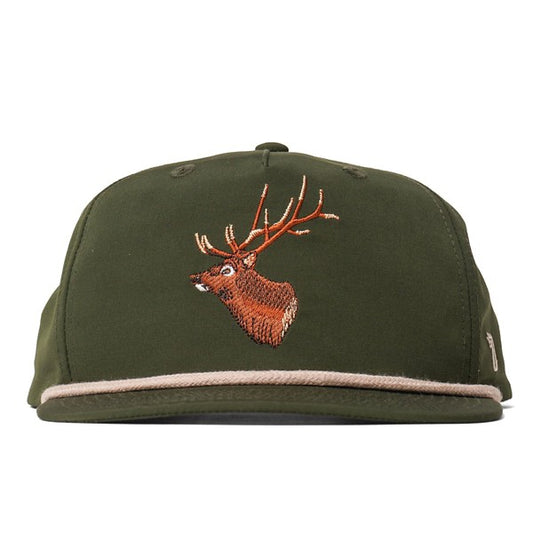 Men's Duck Camp Elk Adjustable Hat Green