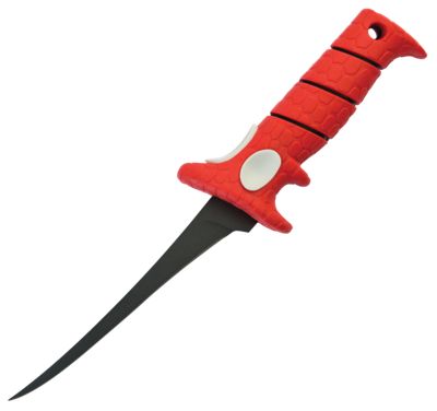 Bubba 6  Ultra Flex Stainless Steel Fillet Knife W/ Sheath  Full Tang  Non-Slip Grip