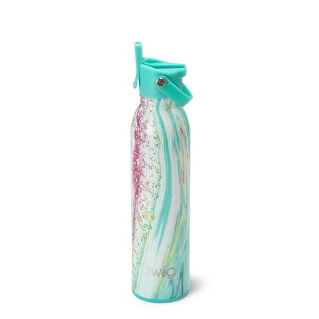 Swig Life 20oz Flip + Sip Bottle | Insulated Stainless Steel Water Bottle with Straw | Wanderlust
