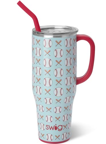 Swig Life 40 Oz Tumbler with Handle and Straw Mega Mug