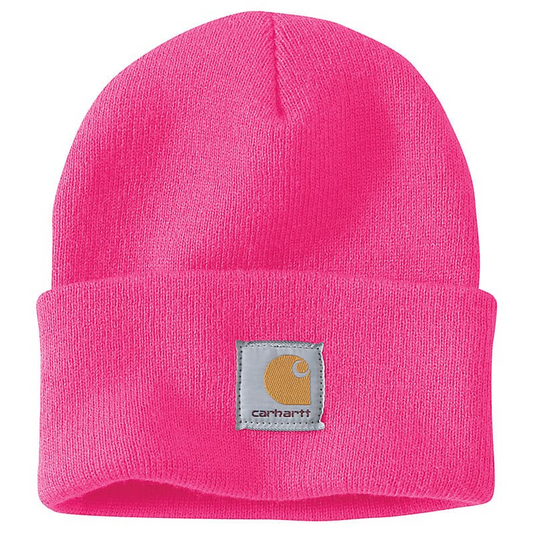 CARHARTT -  Knit Cuffed Beanie  - Pink