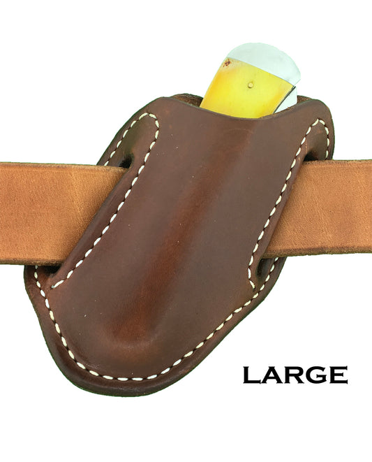 Big Bend Saddlery - Plain Angled Pancake Scabbard - Smal