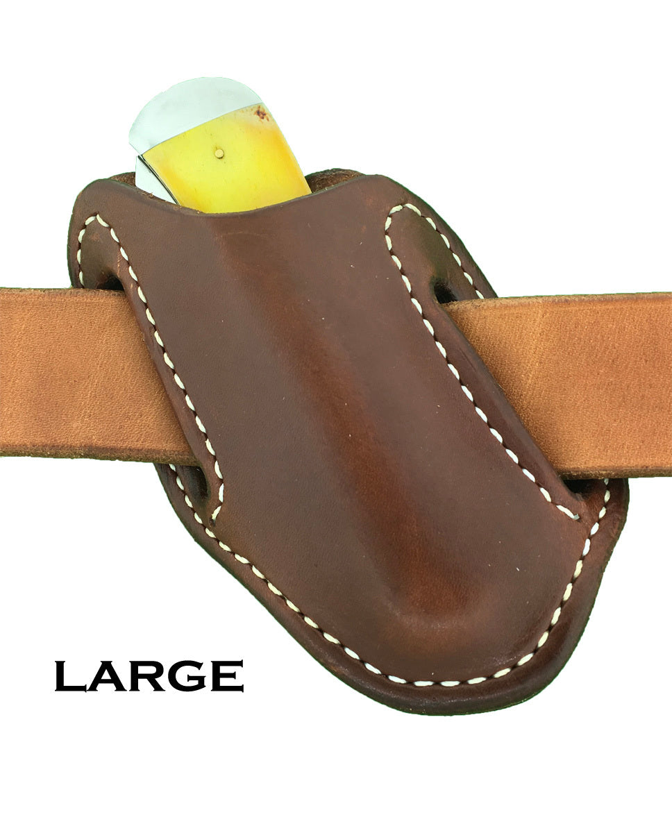 Big Bend Saddlery - Plain Angled Pancake Scabbard - Smal