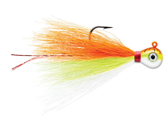 VMC - Bucktail Jig - 1/16oz - Orange Fire UV