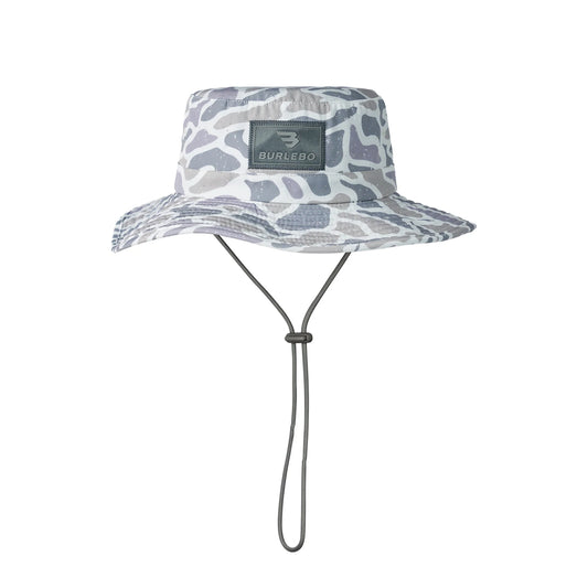 BURLEBO - Bucket Hat - White Camo