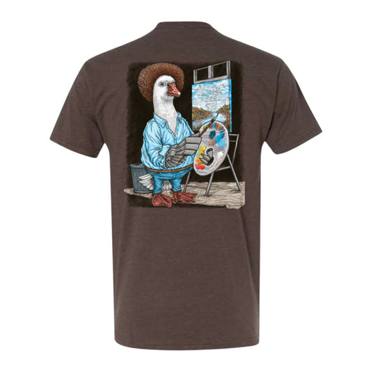 Combat Waterfowl - Bob Ross - Short Sleeve Tee