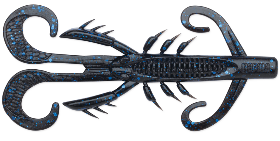 RAPALA - CrushCity - Hedgehog - 4" 6pk - Black Blue Flake