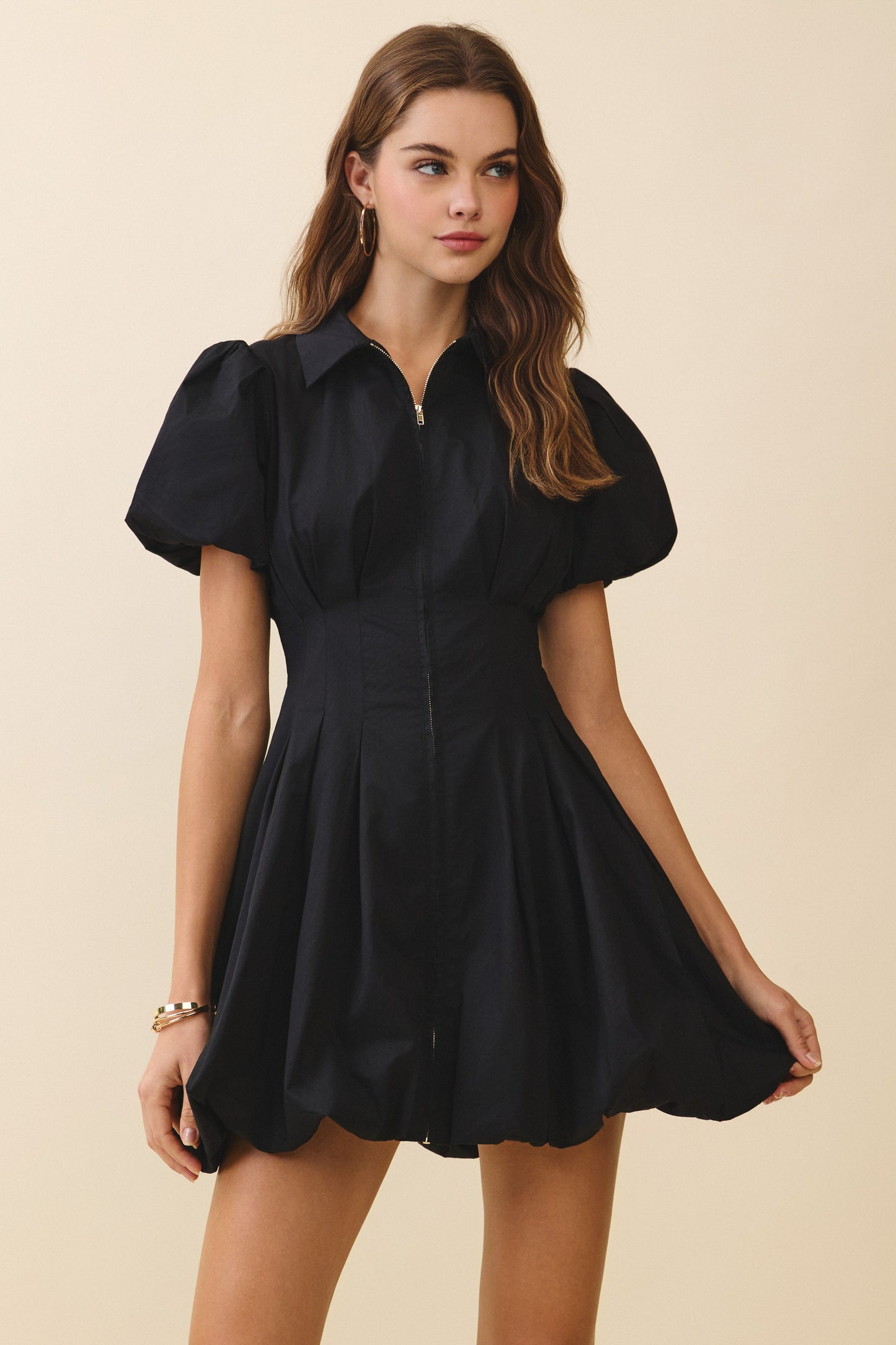 TCEC - Bubble Sleeves Dress
