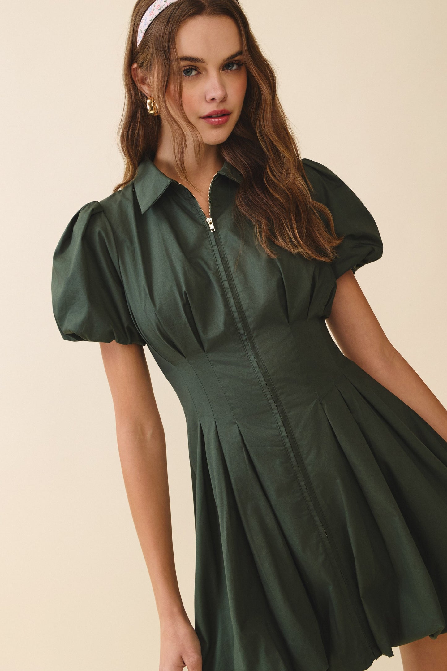 TCEC - Bubble Sleeves Dress