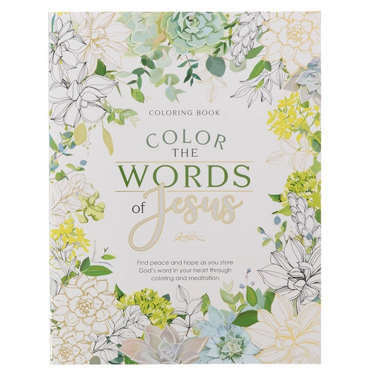 Christian Art Gifts - Coloring Book Color the Words of Jesus