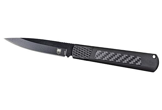 CobraTec Knives Gideon Automatic Folding Knife 3in Carbon Steel Aluminum Handle Carbon Fiber CTGBHRCF154