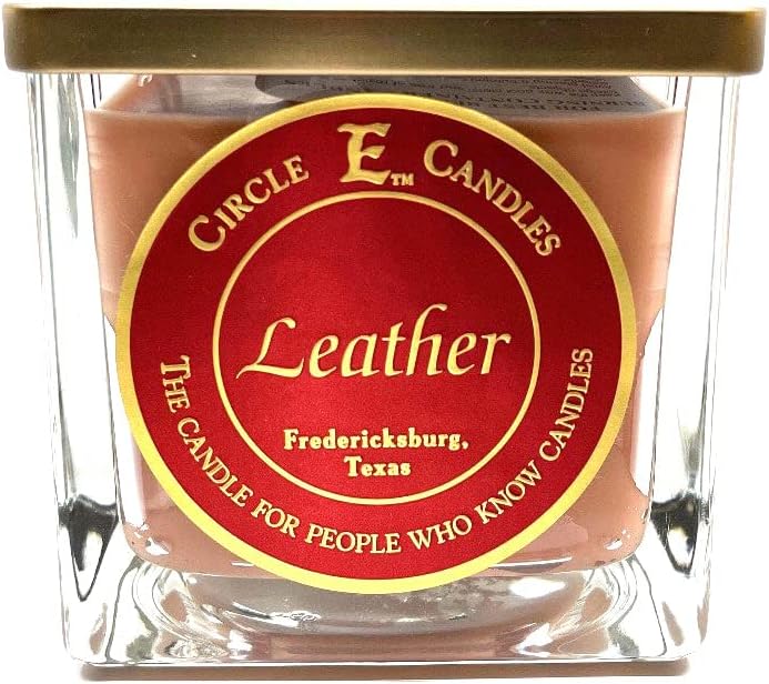 Circle E Candles - Leather 22oz Candle