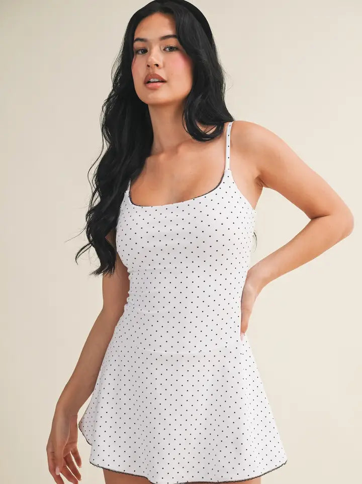 KIMBERLY C - Polka Dot Mini Dress