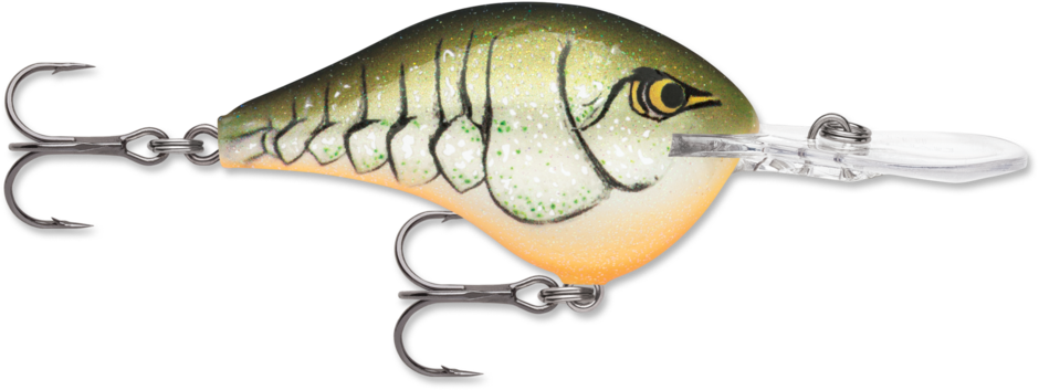 RAPALA - Dives-To - 2-1/4" 3/5oz - Rootbeer Crawdad