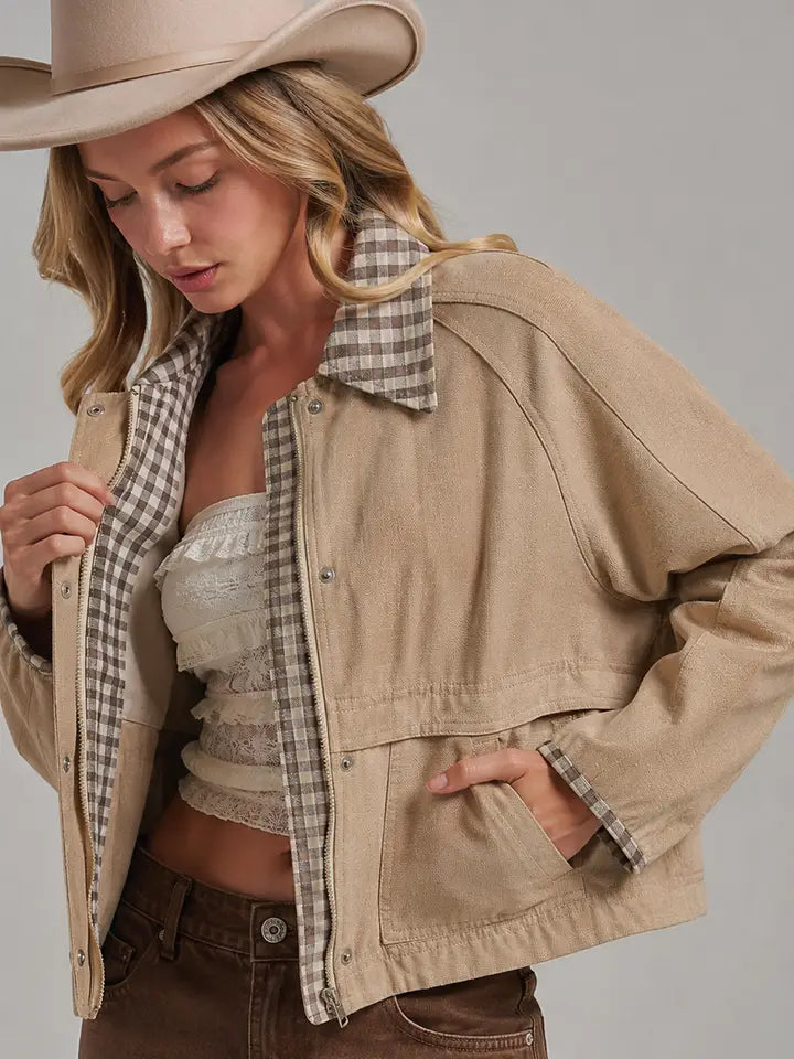 BON - Oxford Jacket w/ Gingham