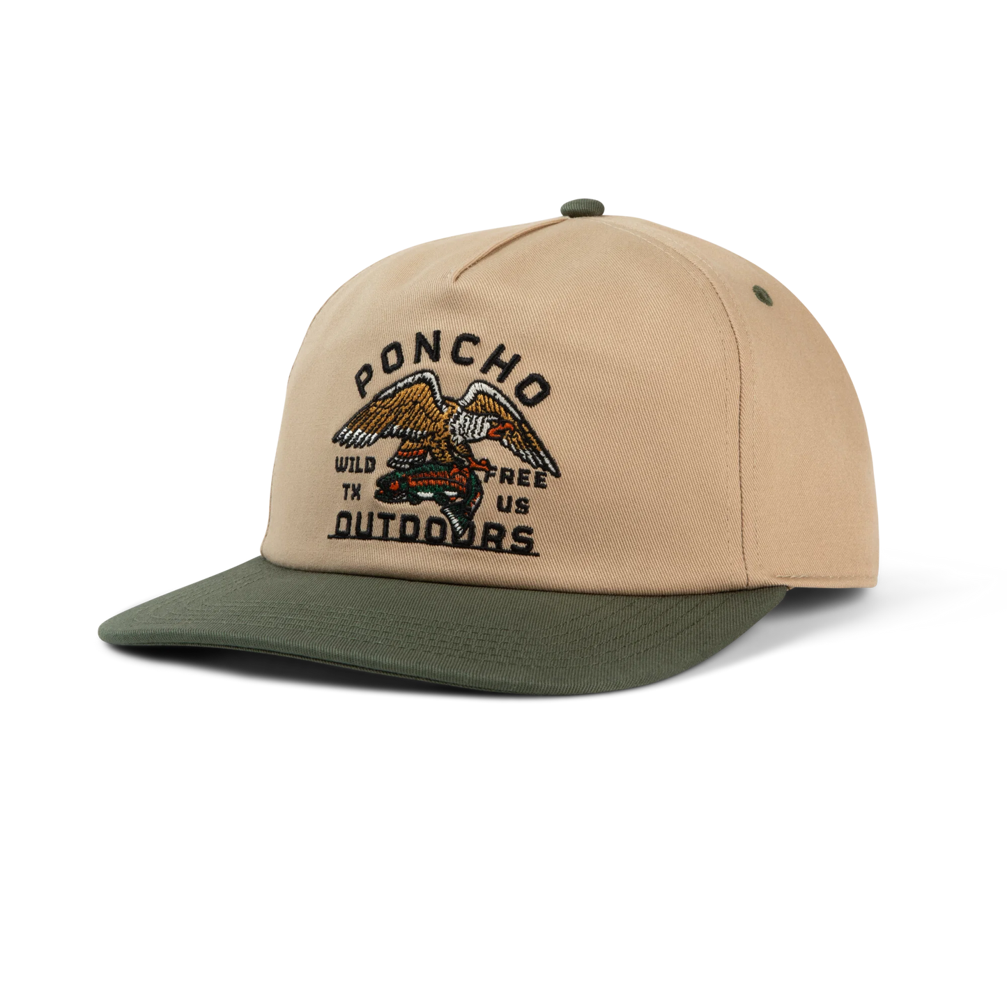 Poncho - Eagle and Trout Hat