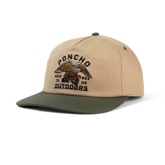 Poncho - Eagle and Trout Hat