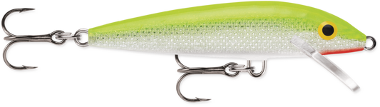 RAPALA - Original Floating - 2-3/4" 1/8oz - Silver Fluorescent Chartreuse