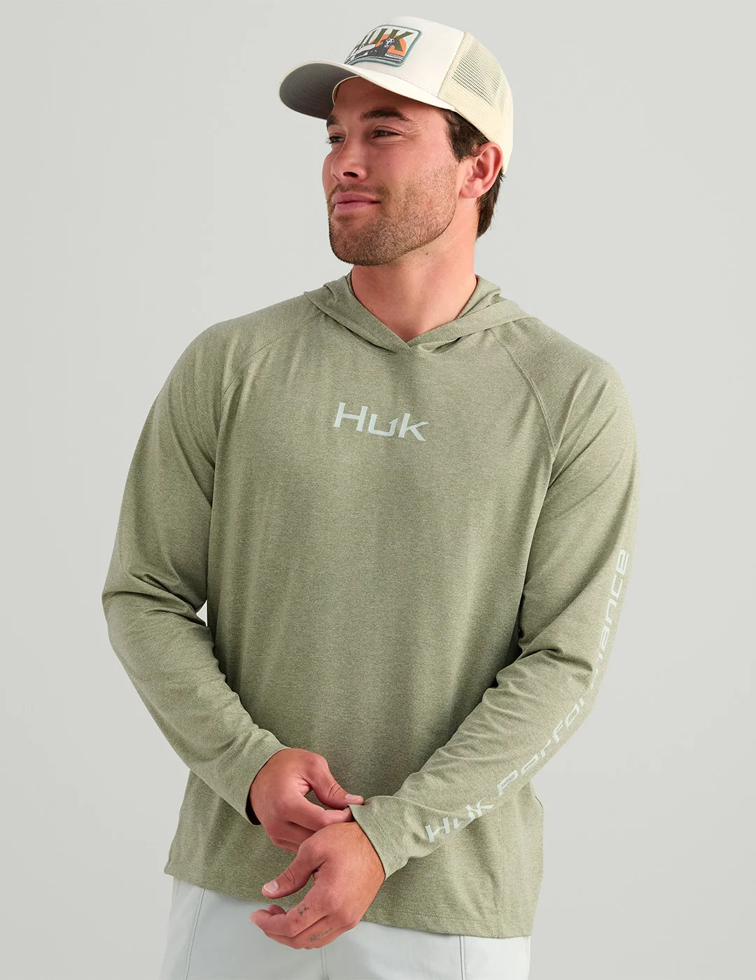 HUK - Airweight Hoodie - Long Sleeve