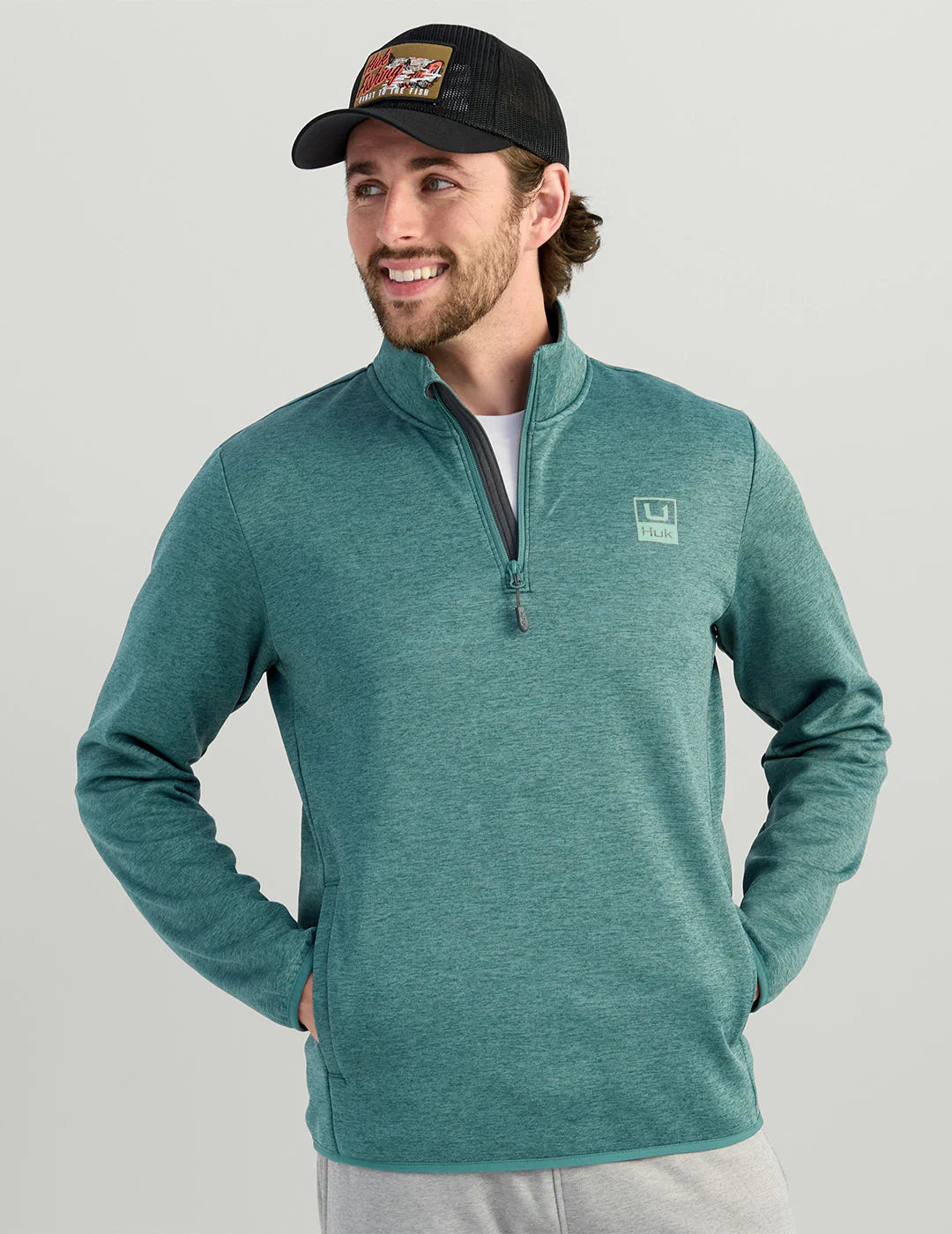 HUK - M 1/4 Zip