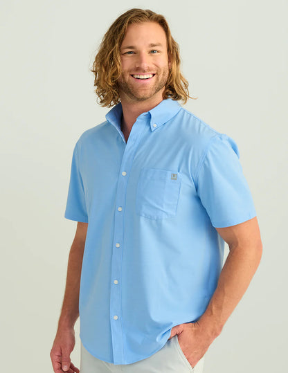 Huk - Men's Kona Solid Button-Down Shirt