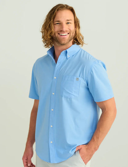 Huk - Men's Kona Solid Button-Down Shirt