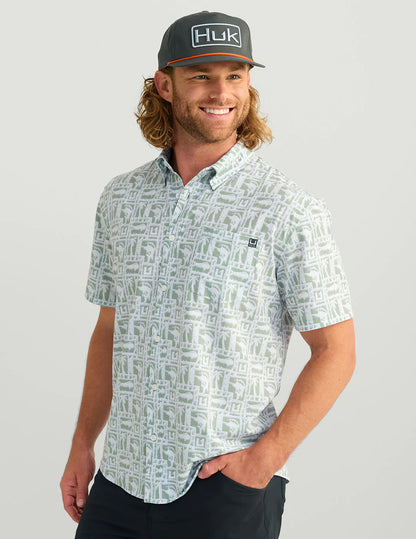 HUK - Kona RPinted Short Sleeve Shirt