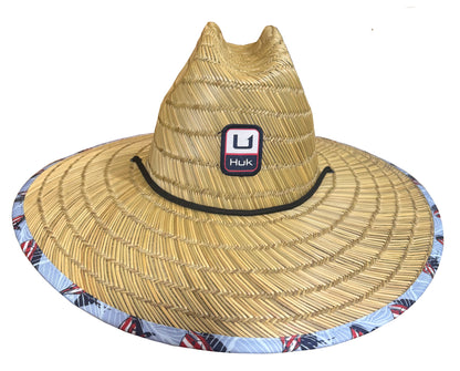 HUK - KC HUK Printed Straw Hat