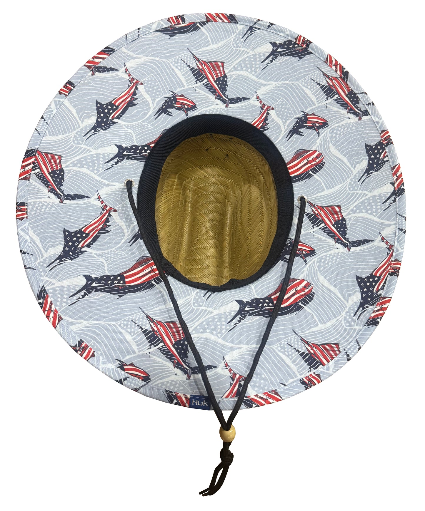 HUK - KC HUK Printed Straw Hat
