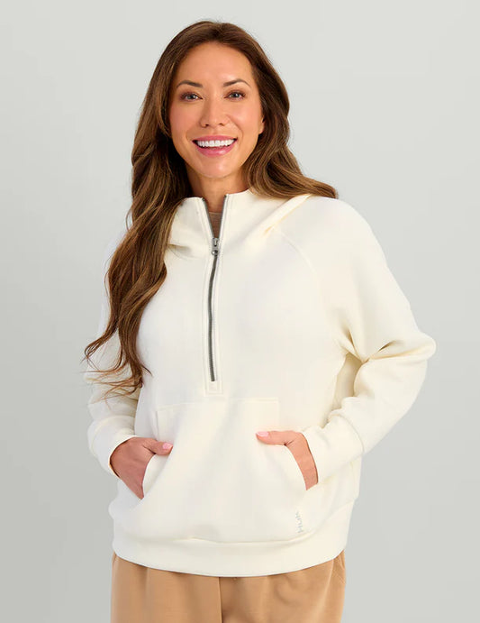 HUK - Womens Bayside 1/2 Zip Hoodie