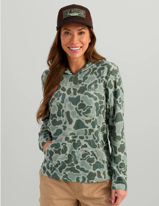 HUK - Womens Coldfront + PO Hoodie KC Print