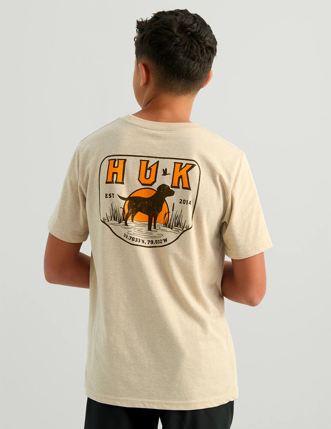 HUK - Boys Lab Patch Tee - Short Sleeve